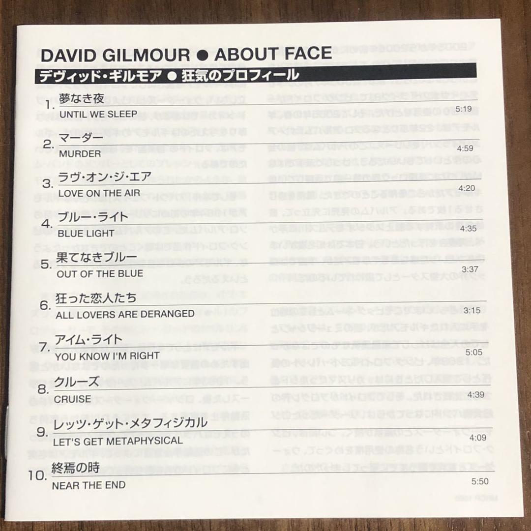 帯付き！国内盤2枚セット！David Gilmour/デヴィッド・ギルモア