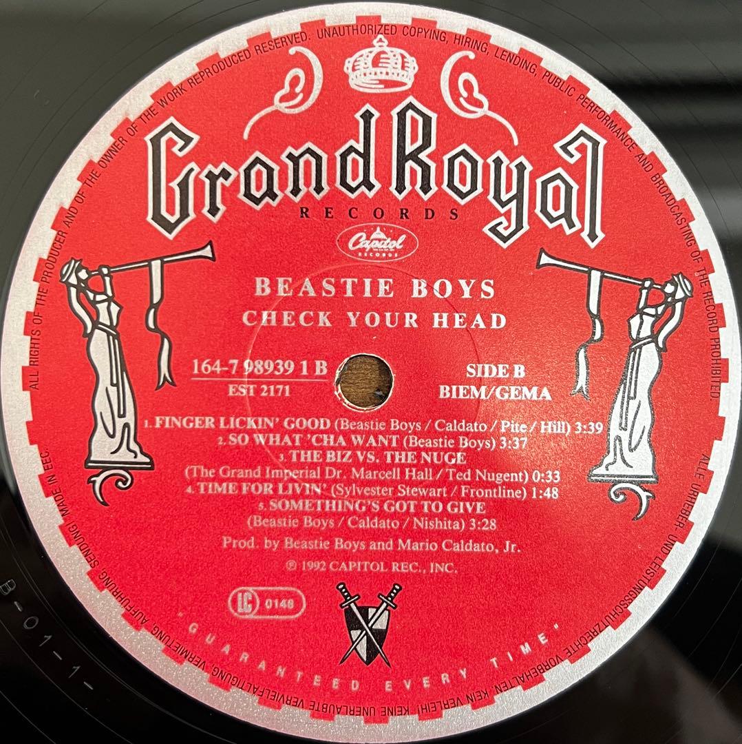 【2LP/EU盤】Beastie Boys / Check Your Head