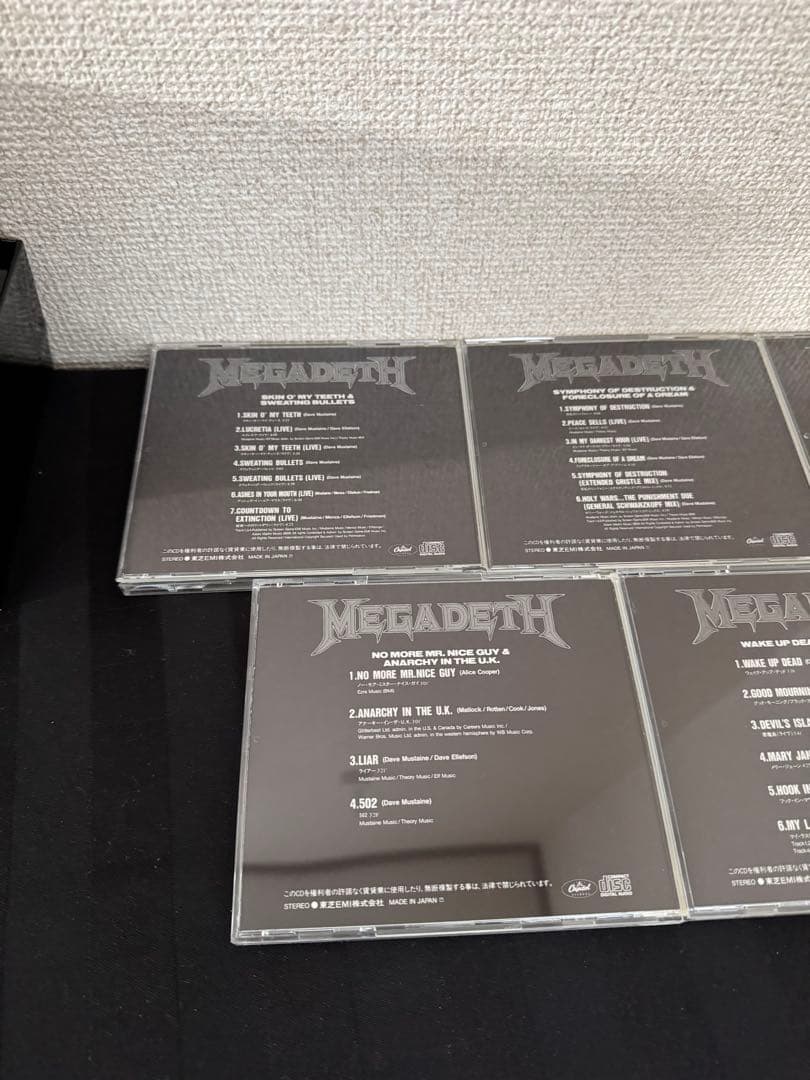 MEGADETH MEGABOX シングルコレクション