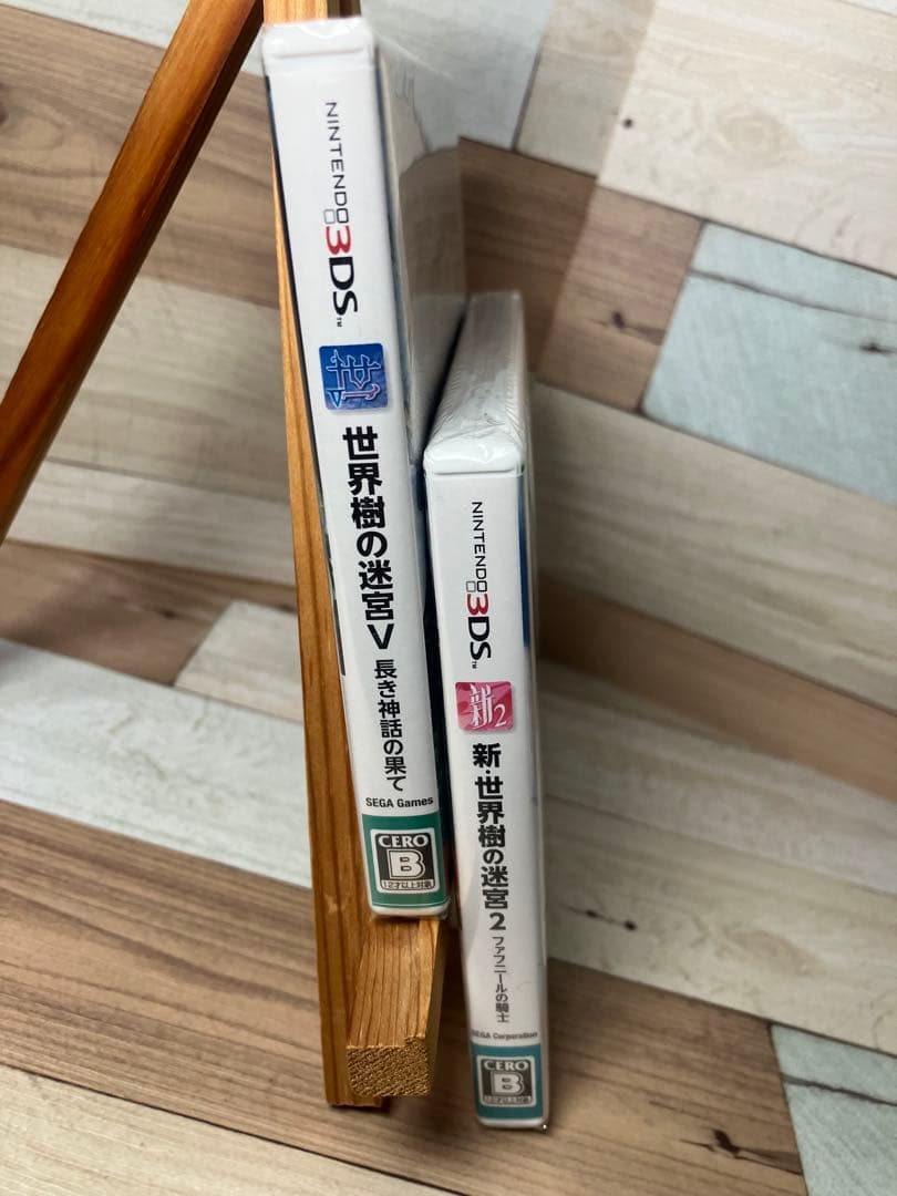 3DS 世界樹の迷宮V 長き神話の果て　新世界樹の迷宮2 ２本セット　新品未開封