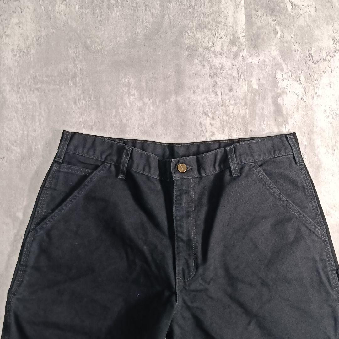美品 Carhartt ダックペインターパンツ 黒 ブラック w36 L30