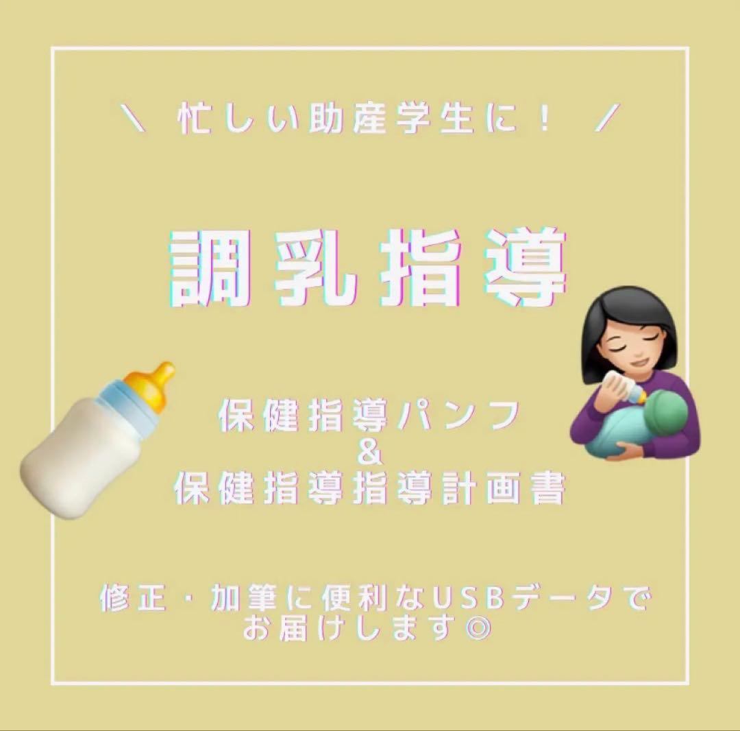 助産保健指導パンフ&指導案