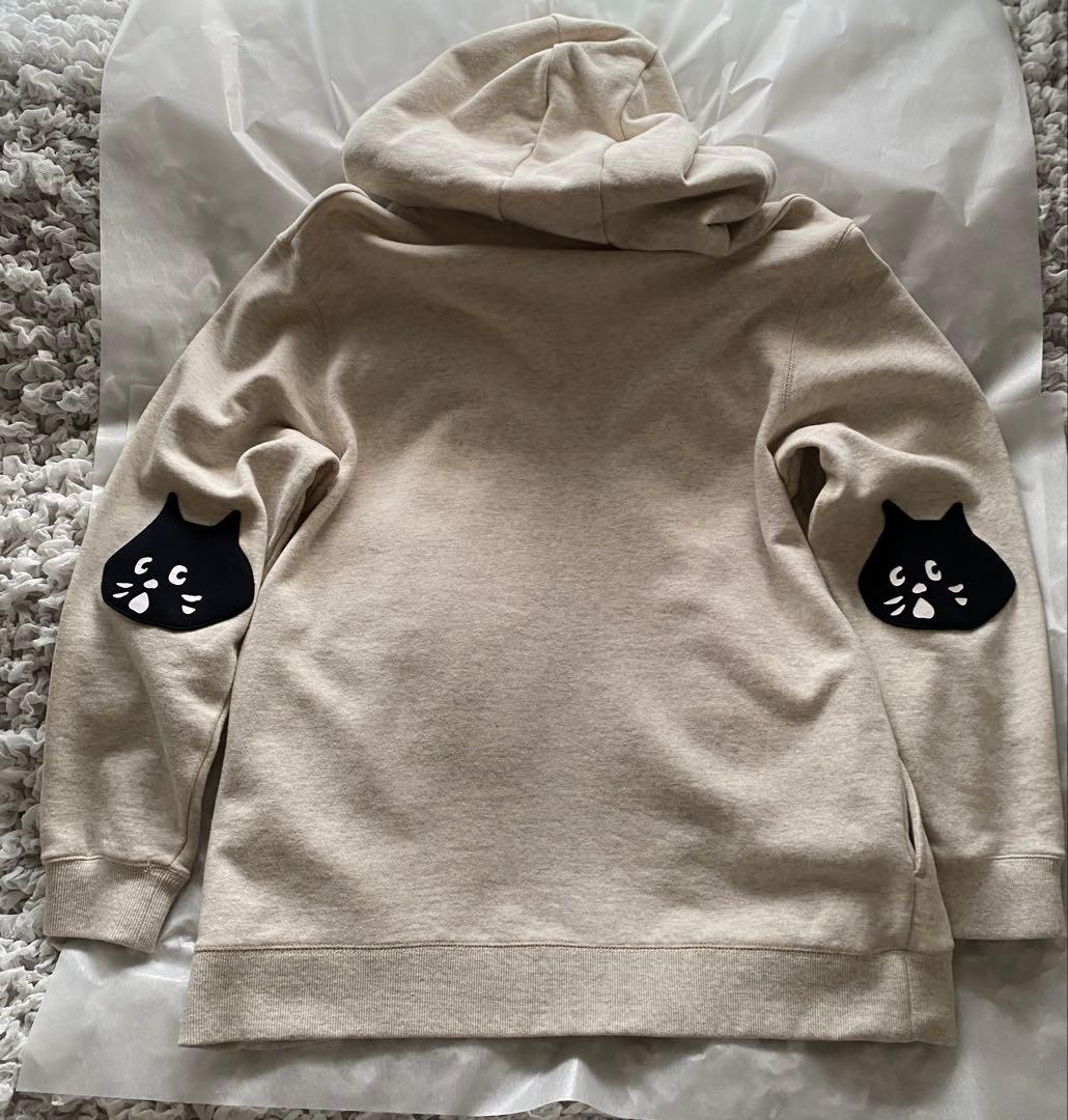 美品❣️にゃー❣️ネネット❣️ひじパッチにゃー裏毛❣️パーカー❣️スウェット❣️