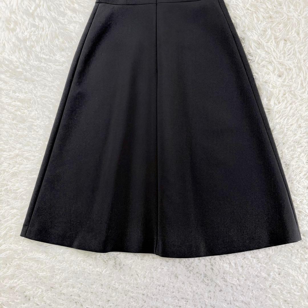 美品✨ ヨーコチャン フリルスリーブ ワンピース ロング丈 Aライン Mサイズ