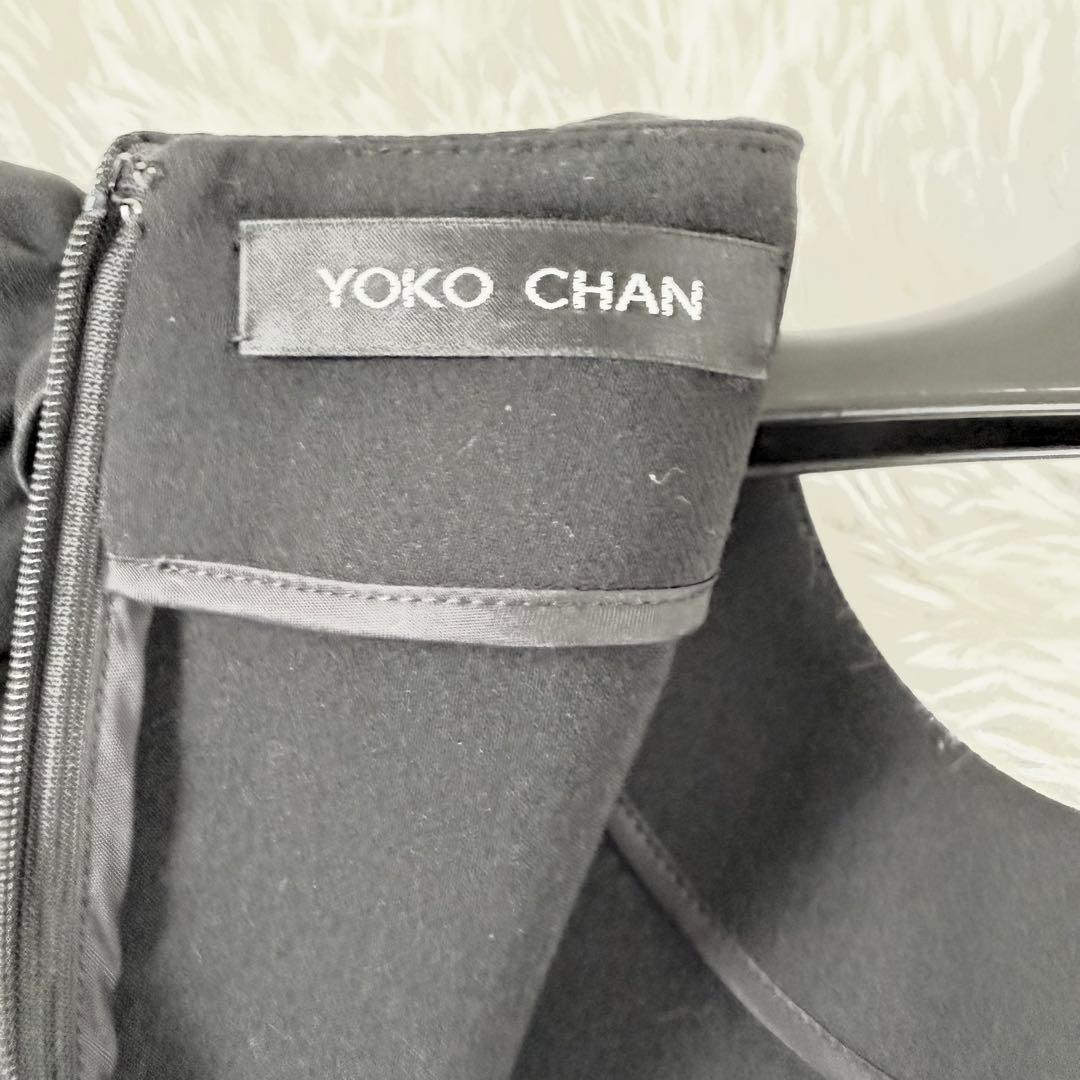 美品✨ ヨーコチャン フリルスリーブ ワンピース ロング丈 Aライン Mサイズ