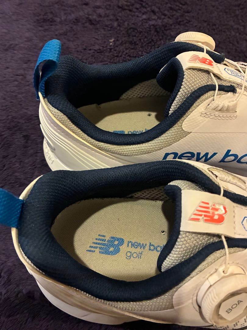 NEW BALANCE UGS2500A ゴルフシューズ シロ 白 27 BOA
