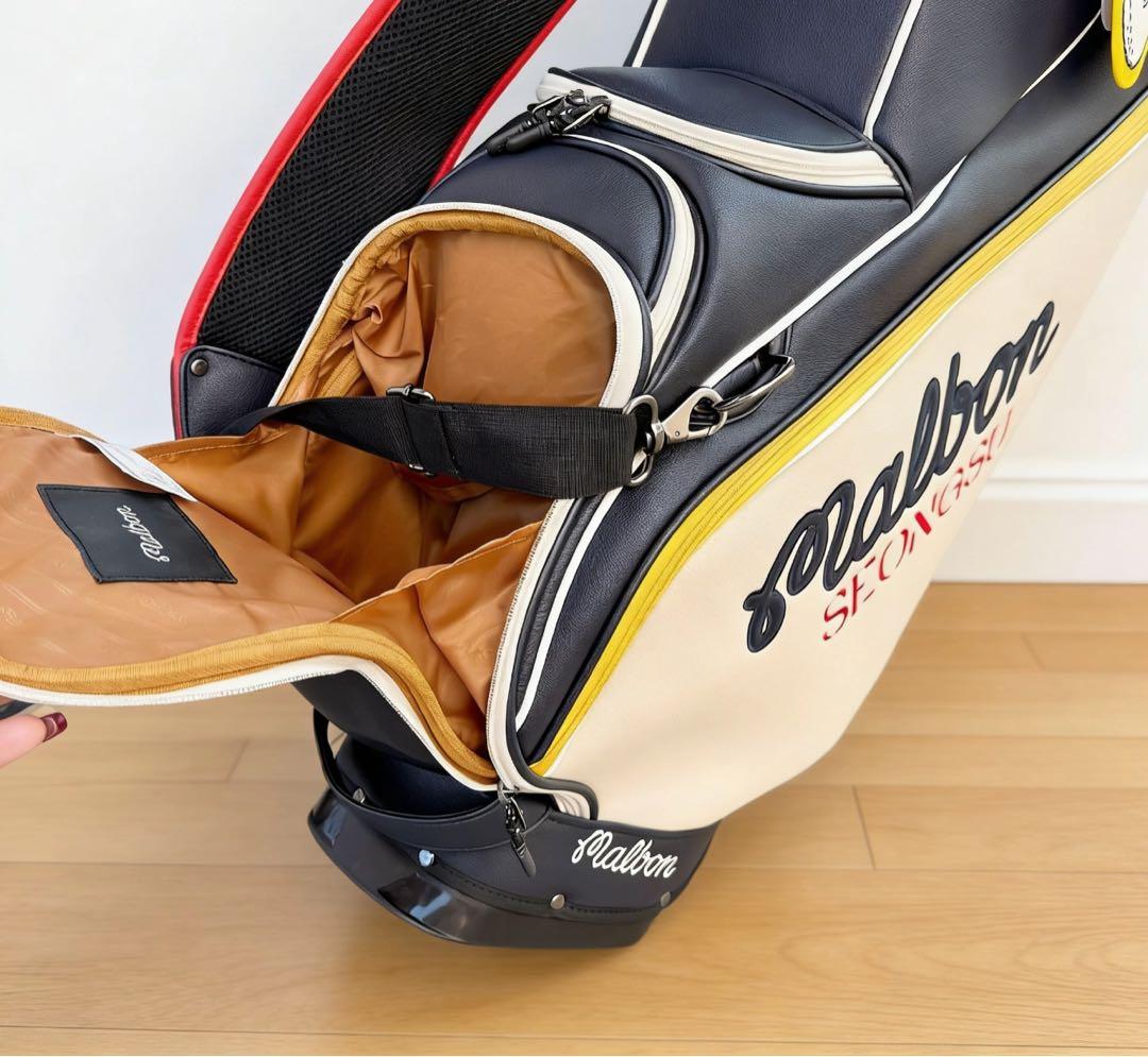 【即発送】 Malbon マルボン ゴルフ キャディバッグスタンド式 男女兼用