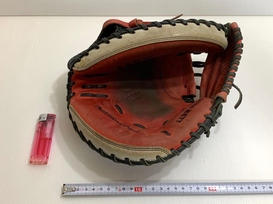 阪神矢野 燿大モデル ZETT キャッチャーミット プロモデル 少年 軟式 右投