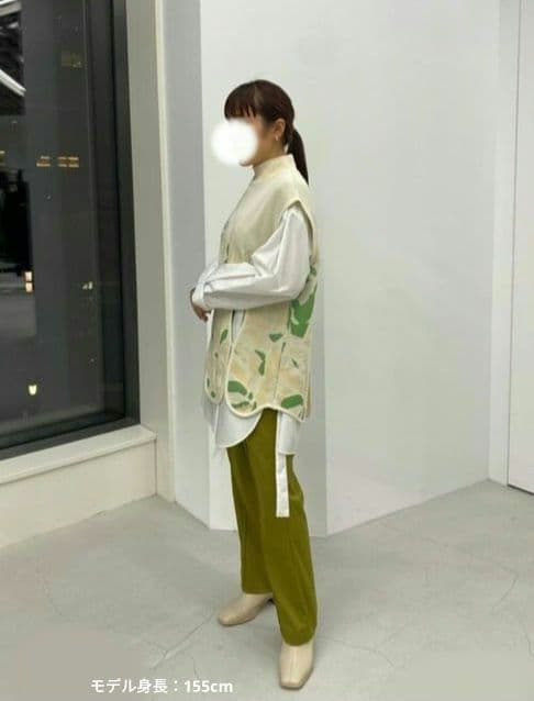 PUBLIC TOKYO✨️ジオメフラワージャガードニットベスト