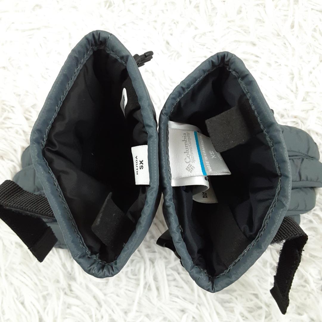 美品◎コロンビア スキーパンツ グローブセット ブラック 黒 グレー 灰 XS