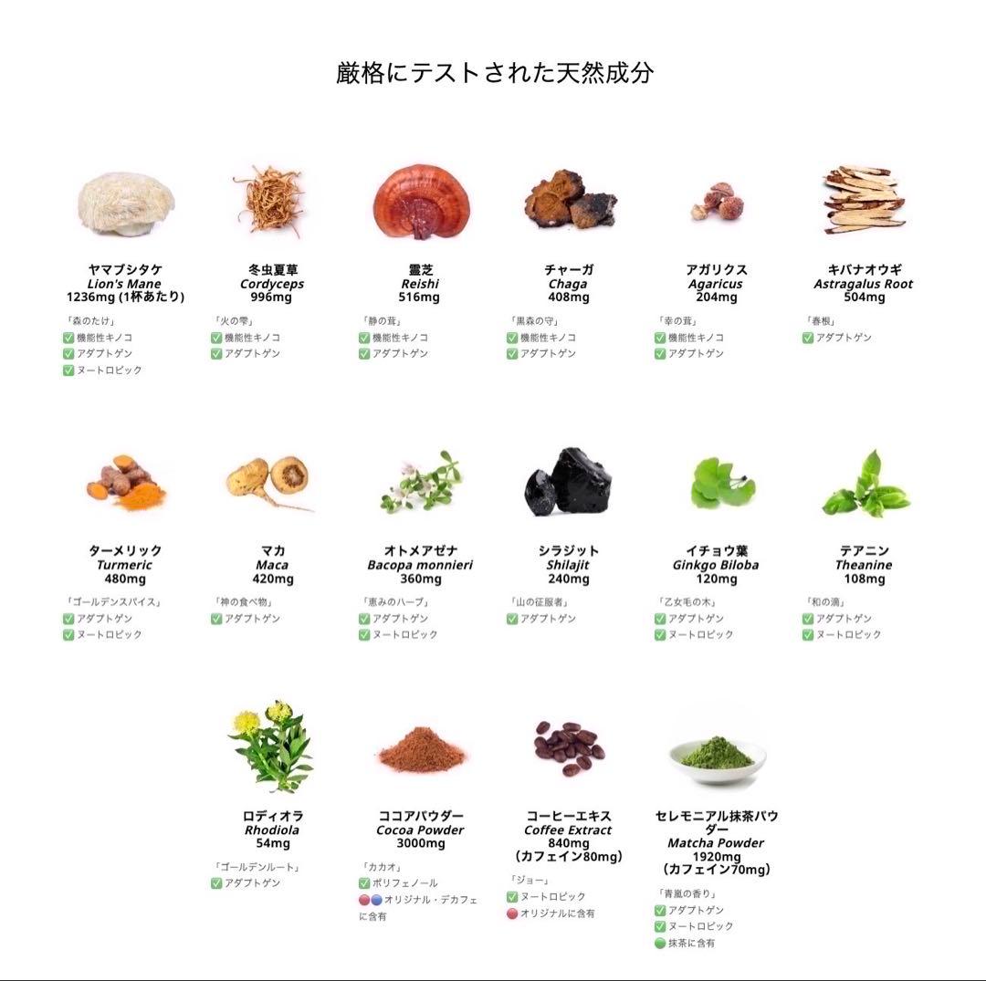 ＼即日発送／AdaptoLatte★ アダプトラテ 抹茶360g 機能性キノコ