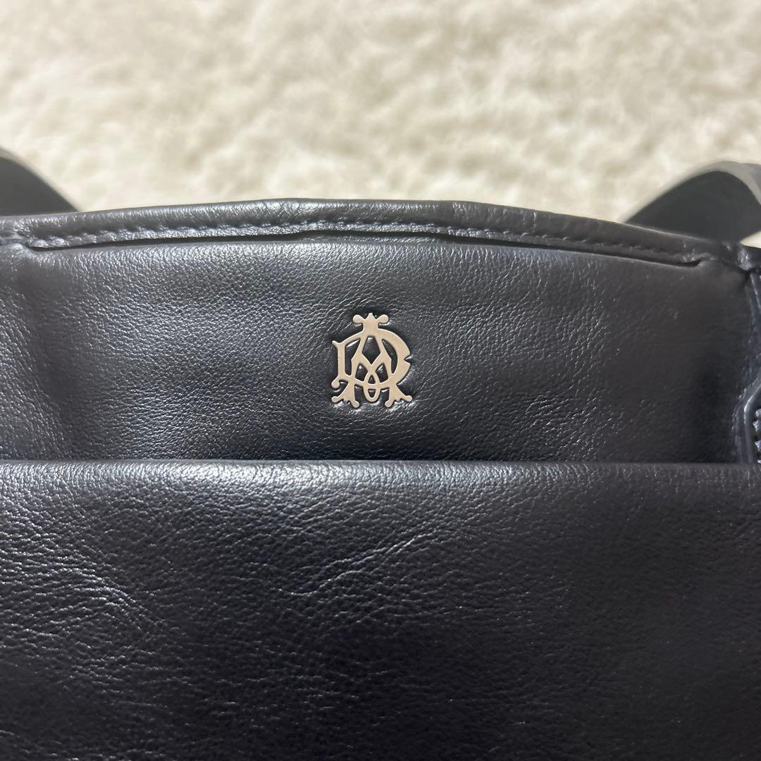 未使用級✨dunhill トラベラー オールレザー トートバッグ 大容量 黒