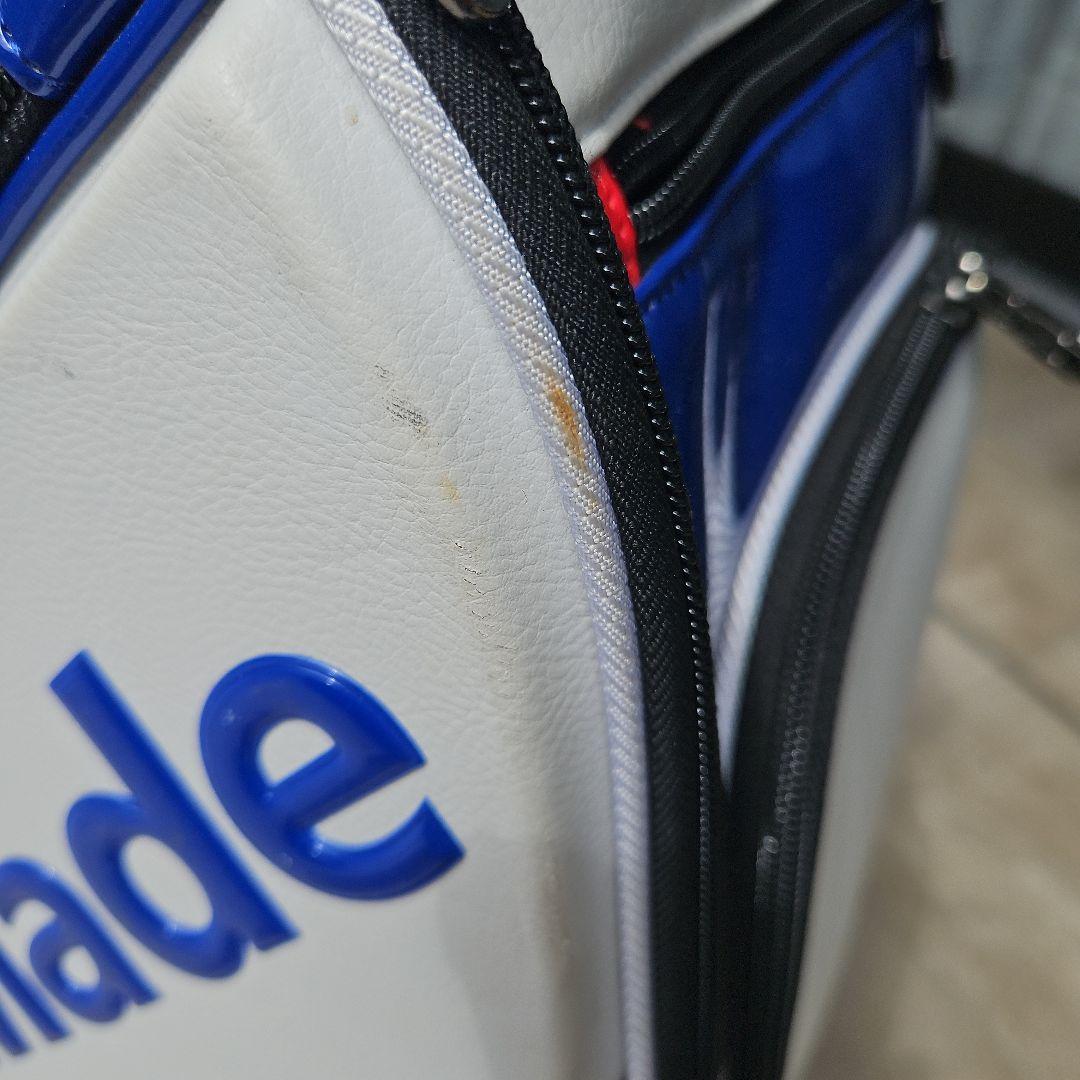 TaylorMade テーラーメイド キャディバッグ ホワイト/ブルー/レッド