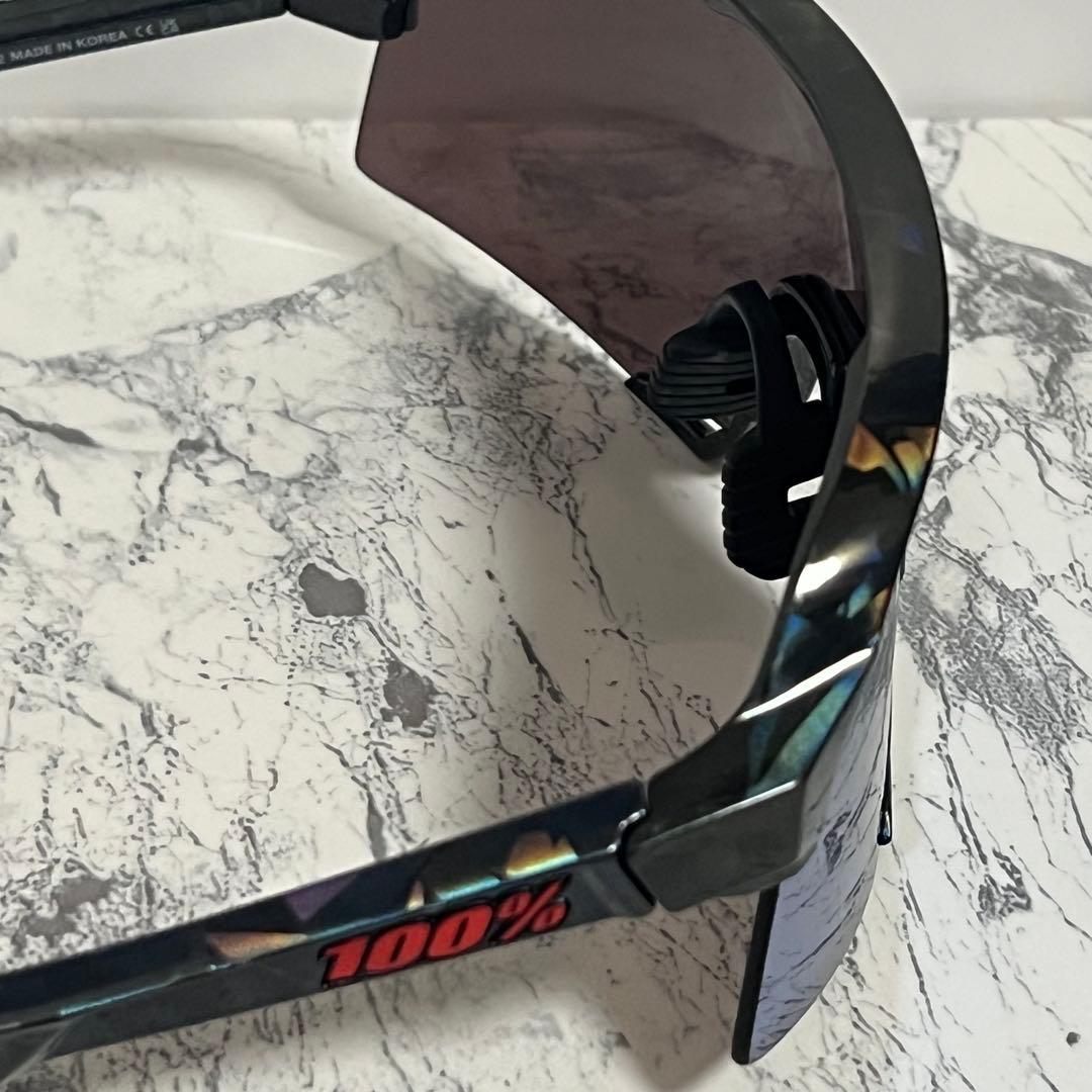100% ワンハンドレッド サングラス S3 Black Holographic