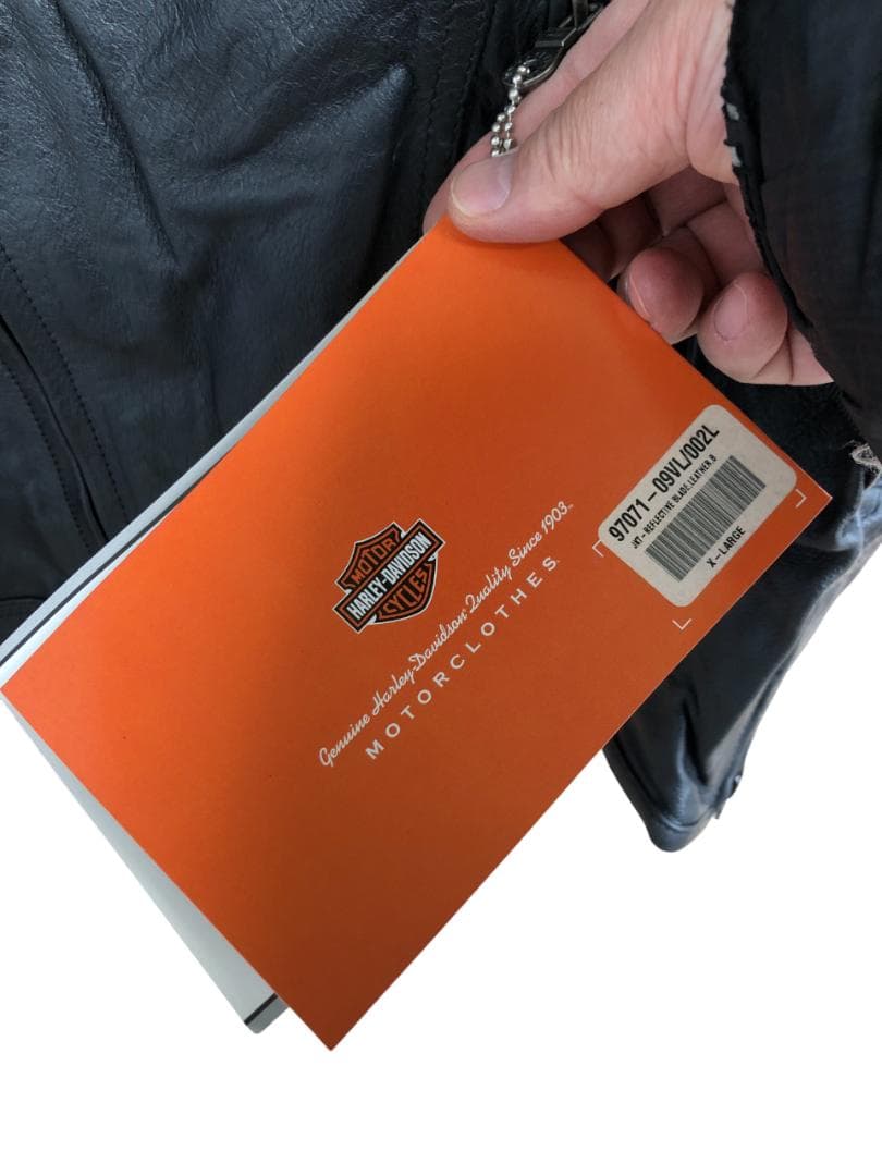 新品 Harley-Davidson 2WAYライダースレザージャケット 2XL