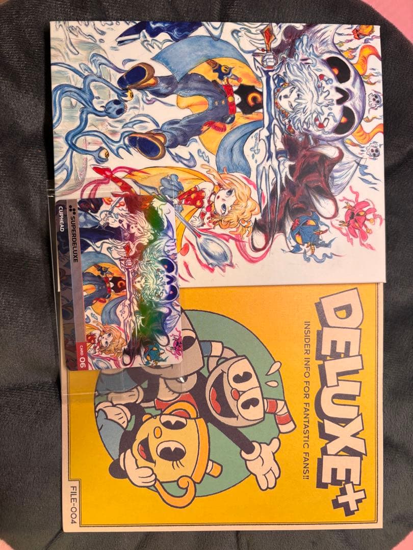 【中古品】カップヘッド CUPHEAD DELUXE+特典付き(Switch)
