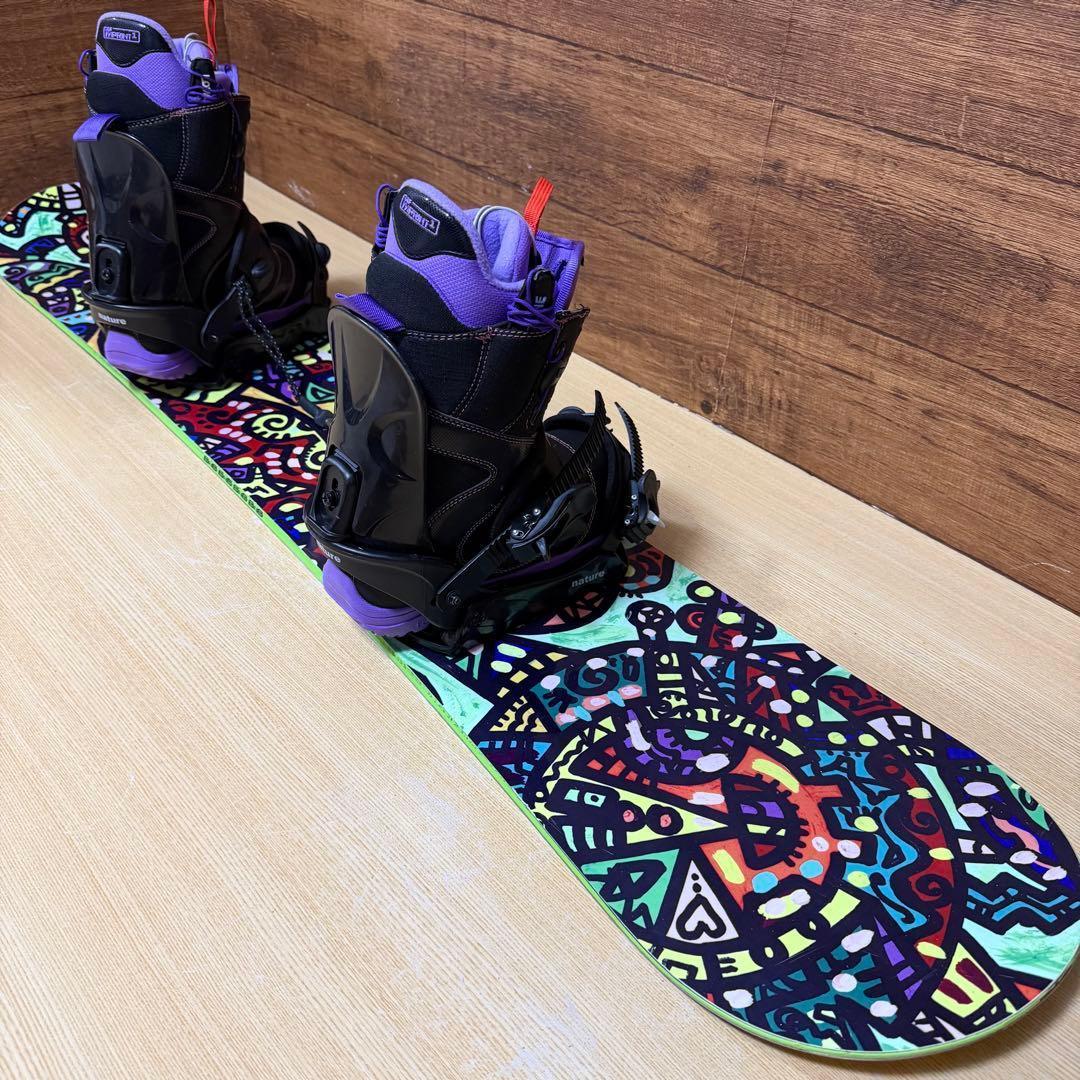 美品　BXB バートン 初心者オススメ　レディース　スノーボード4点140cm