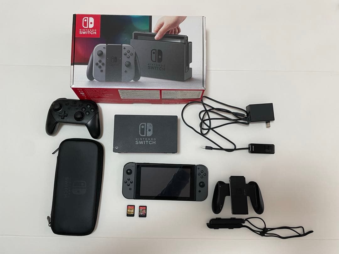 Nintendo Switch 本体 プロコン ソフト SDカード128GB付き