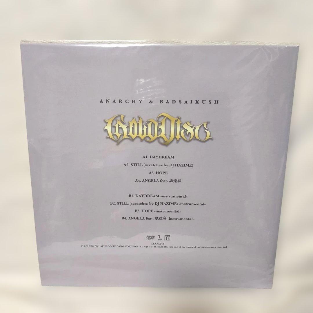 ANARCHY & BADSAIKUSH GOLD DISC 12インチレコード