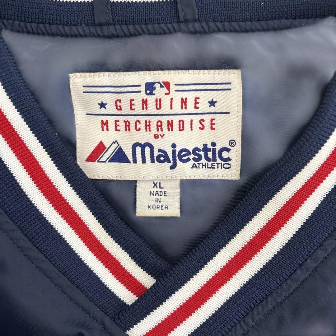 レッドソックス RED SOX ネイビー Vネックジャケット メンズおサイズXL