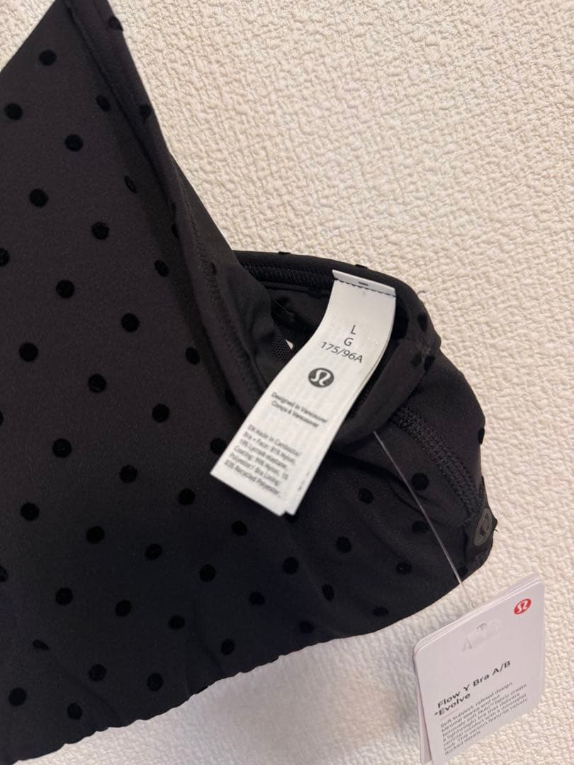 ヨガ・ピラティス Lululemon flow Y polka dot *L