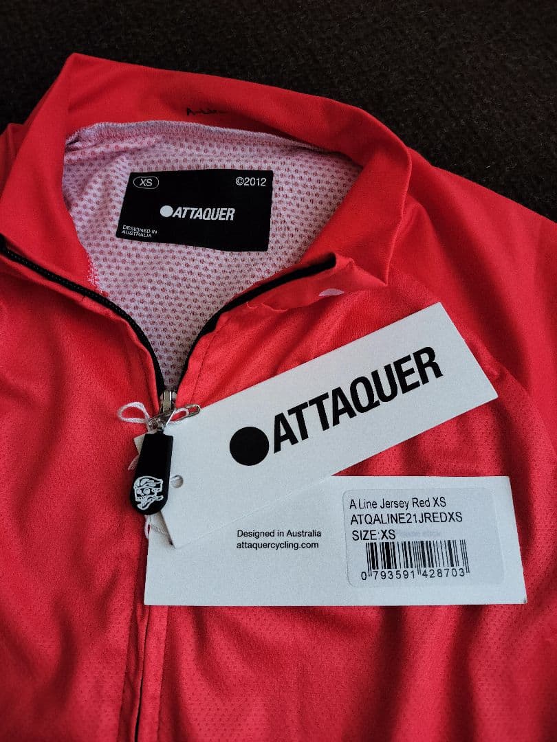 ATTAQUER A-Line Jersey Red 未使用 XS