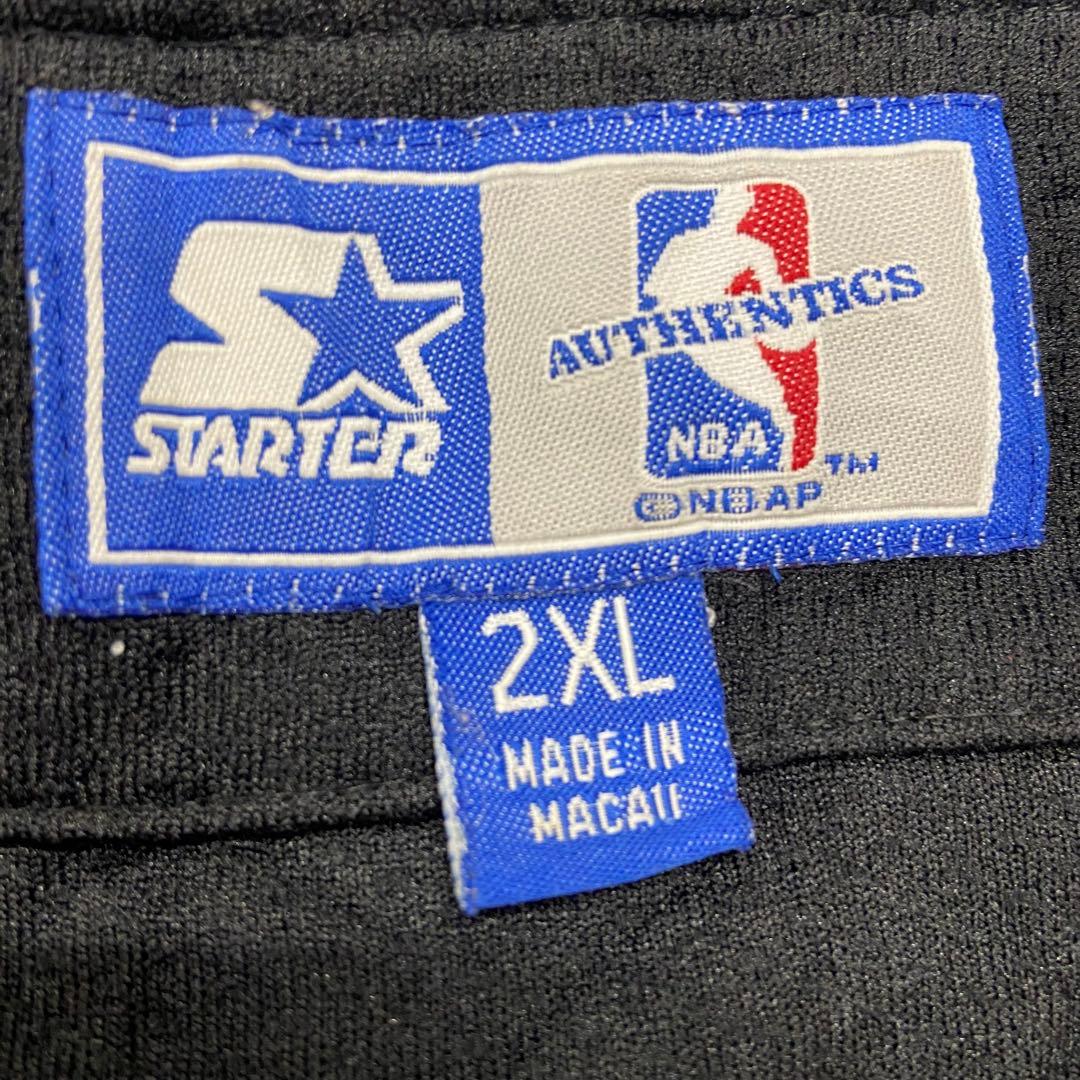 STARTER　Chicago Bulls ユニフォームシャツ　黒/赤【4907