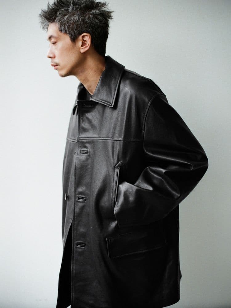 【LIDNM】Lamb Veg Car Coat