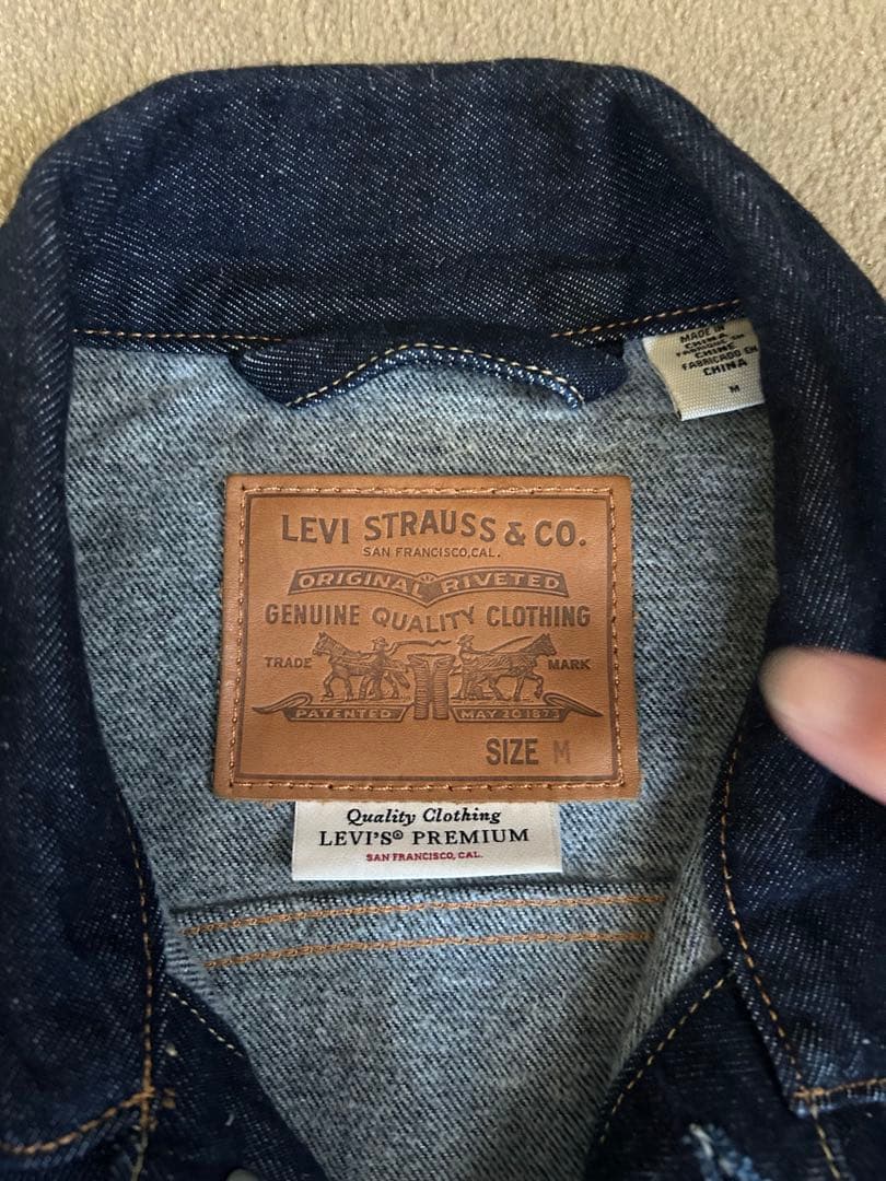 なべLEVI'S プレミアム ファーストデニムジャケット Mサイズ　美品