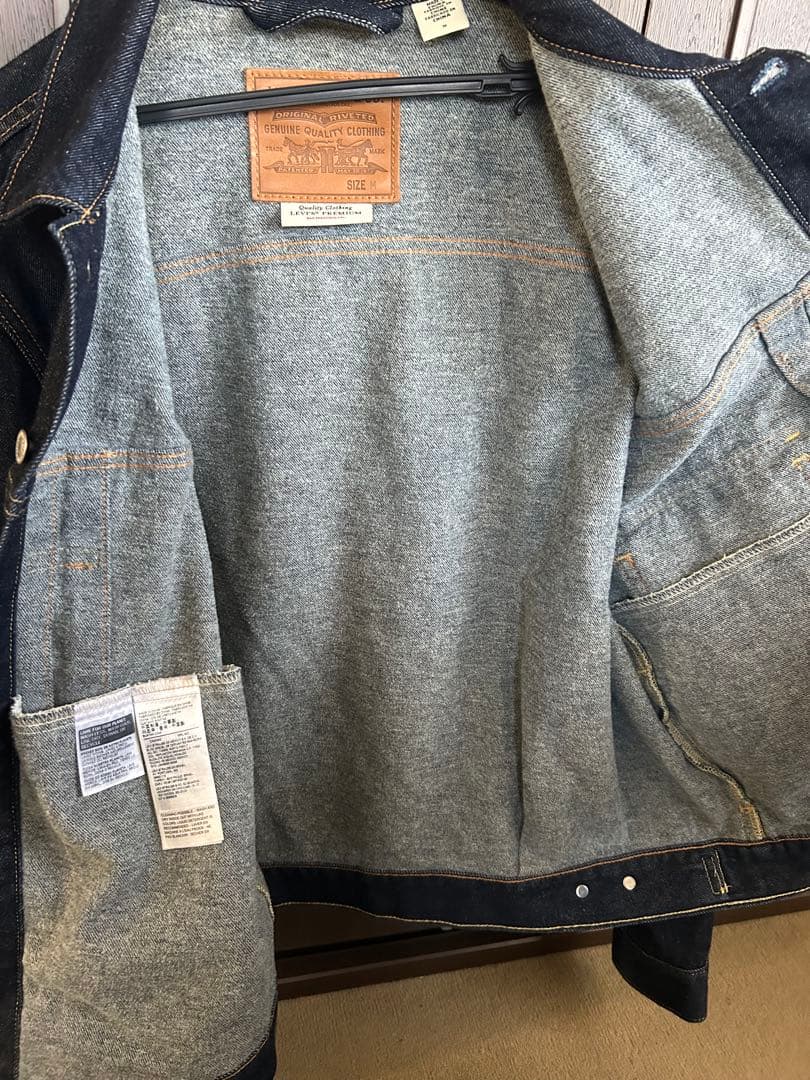 なべLEVI'S プレミアム ファーストデニムジャケット Mサイズ　美品