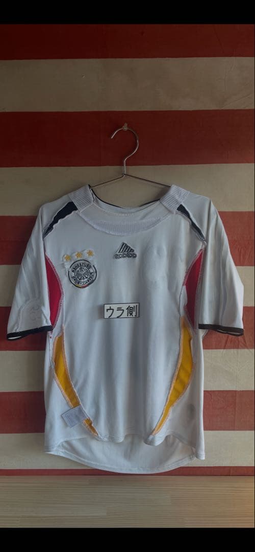 2006年【W杯ユニフォーム】ドイツ代表【ミヒァエルバラック】13番アディダス。