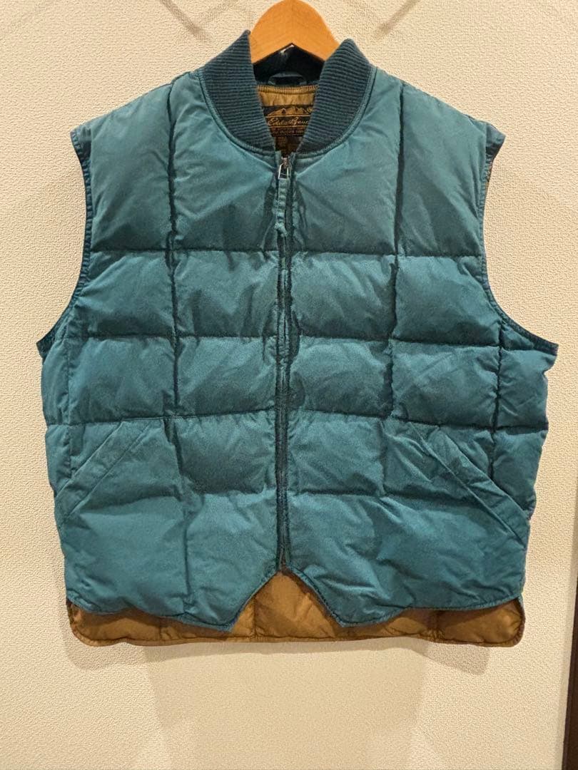 90s 00s Eddie Bauer グースダウン コットンダウンベスト
