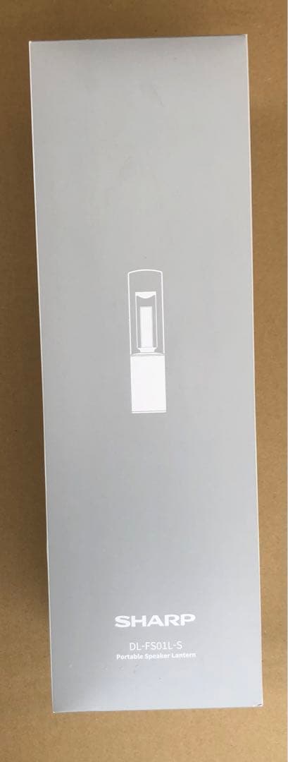 新品　SHARP ポータブルスピーカーランタン DL-FS01L-S