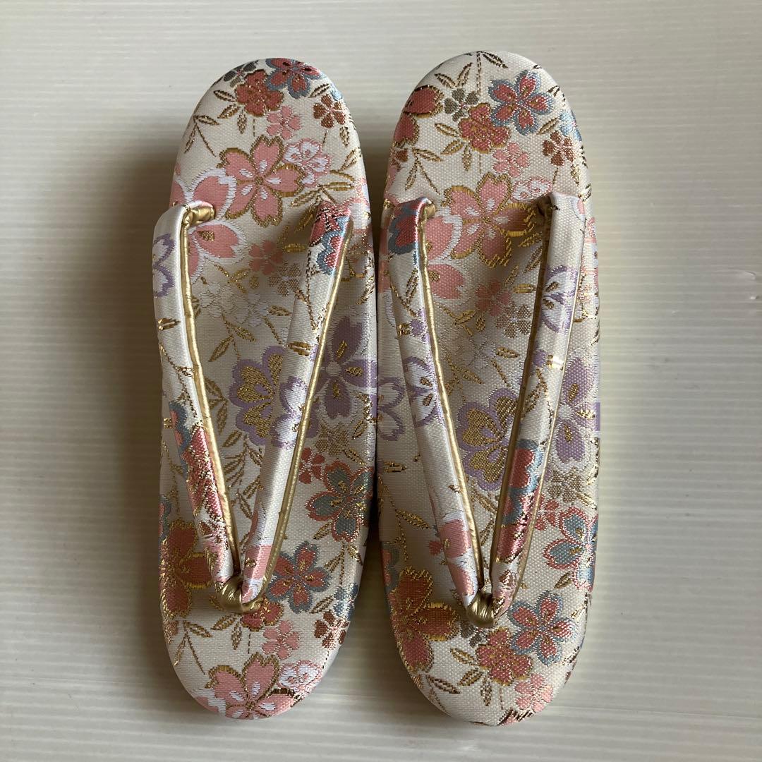 ★768 和装小物　草履　バック　セット