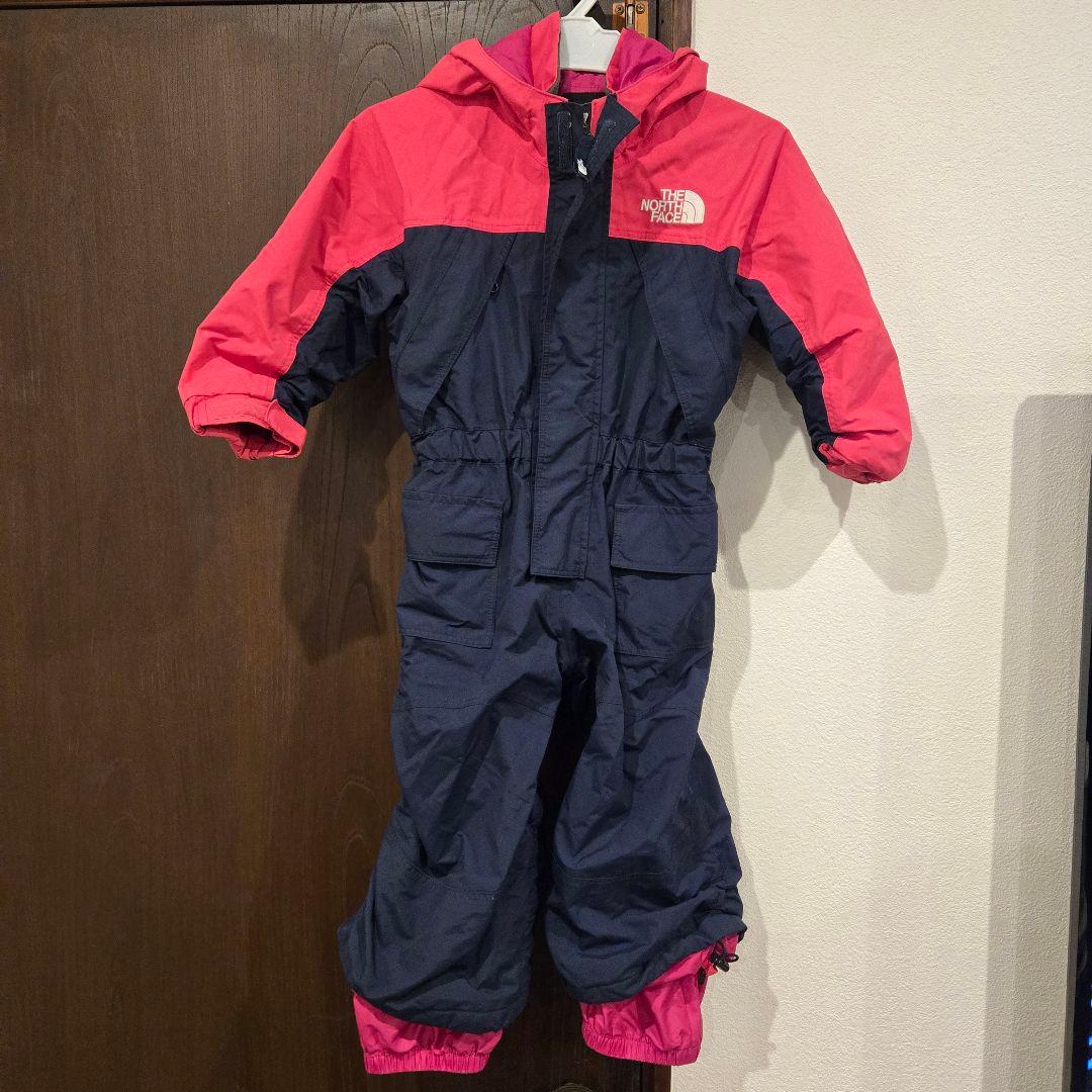 THE NORTH FACE 子供用スキーウェア 90 ネイビー/ピンク