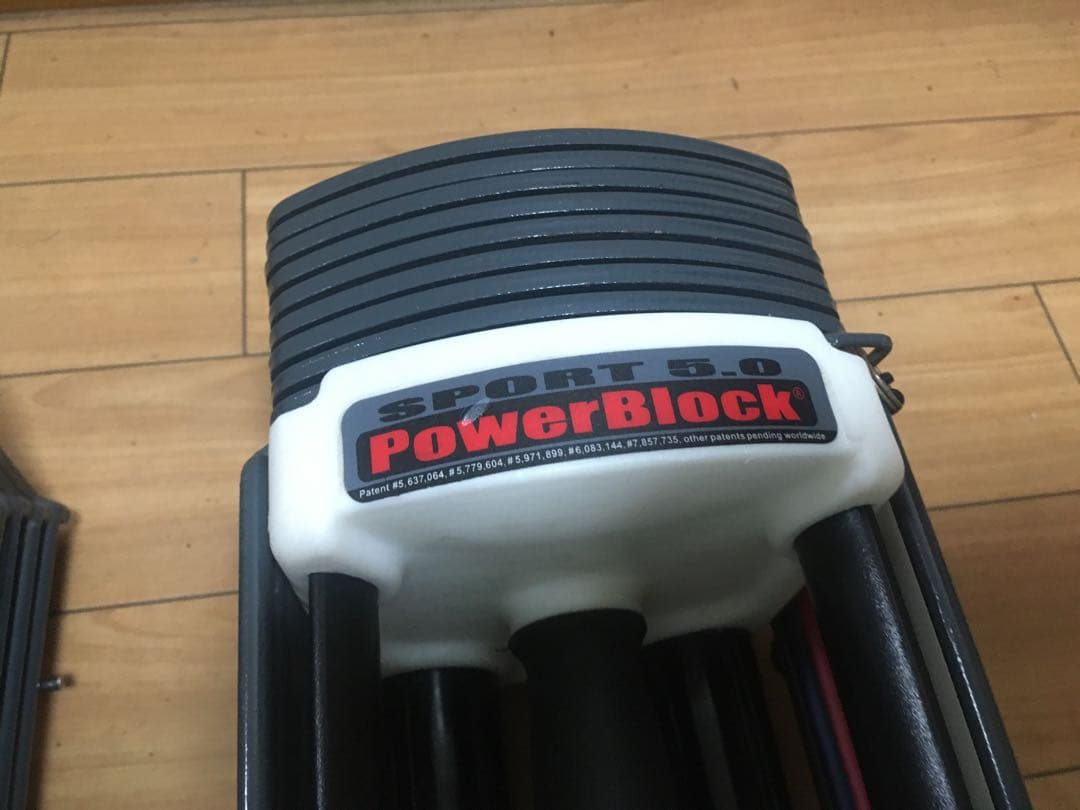 ①POWERBLOCK SPORT5.0パワーブロック ダンベル 23Kg×1個