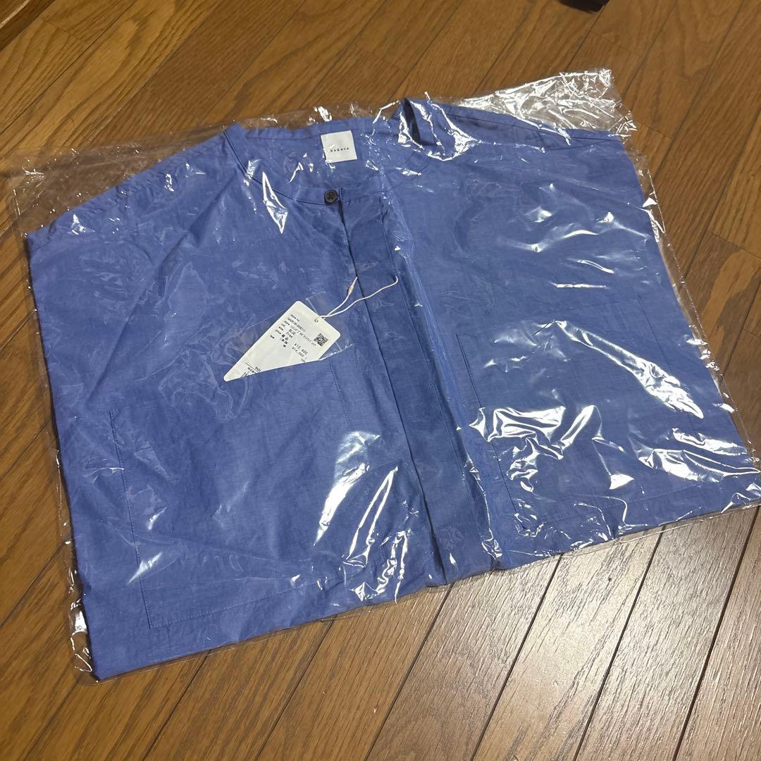 未使用★かぐれ^_^コットンダブルポケットワイドシャツ