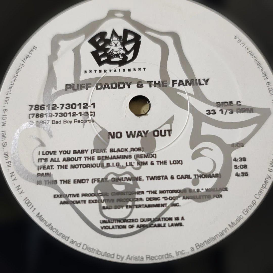 Puff Daddy & The Family No Way Out 2枚組LP