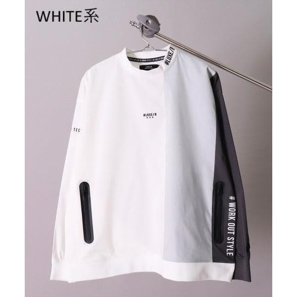 [サンプルSALE /D382 ] LUXE/R ナイロン布帛プルオーバー
