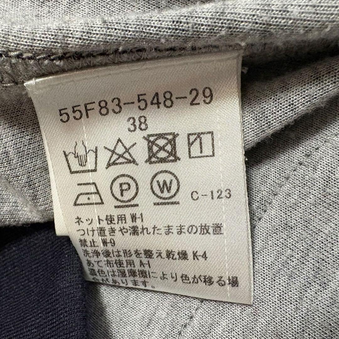 ブルーレーベル クレストブリッジ フード付き ロングカーディガン コーディガン