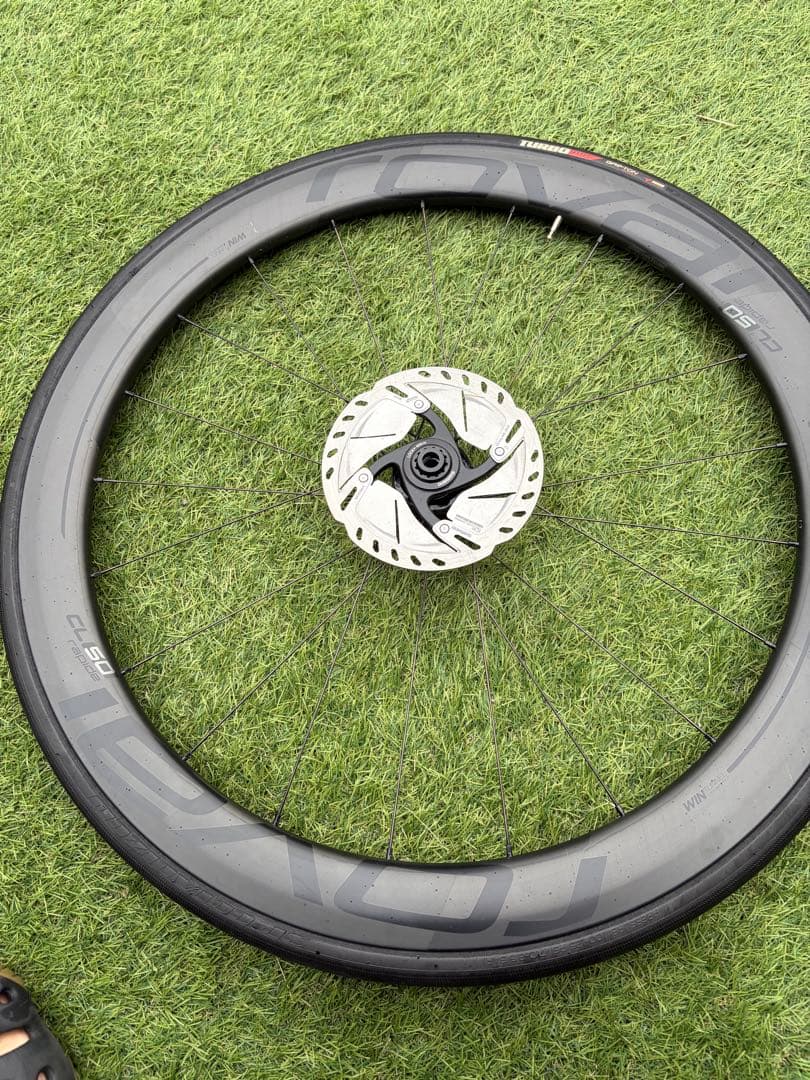 ROVAL CL50 DISCホイールセット シマノフリー おまけ新品タイヤ