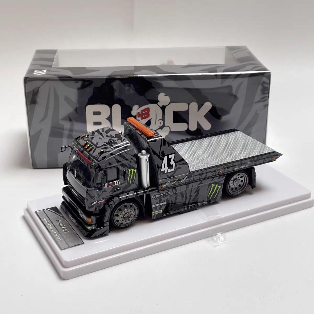 SW 1/64 KAMA フラットベッドトレーラー（Ken Block 43 号