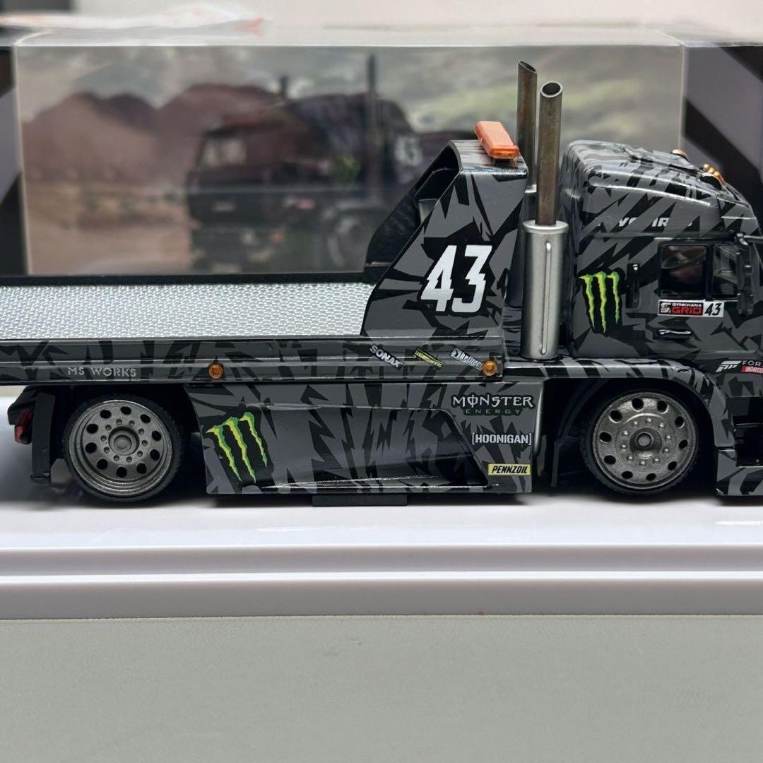 SW 1/64 KAMA フラットベッドトレーラー（Ken Block 43 号
