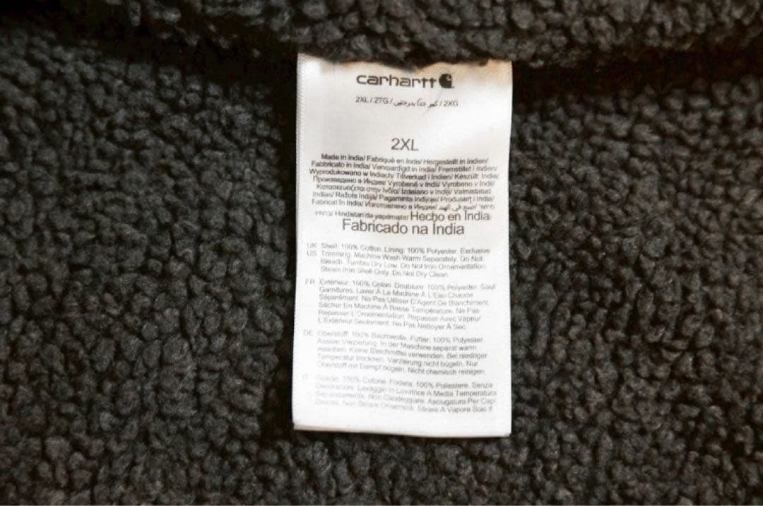 Carharrt ダックベスト 企業 裏ボア ヴィンテージ ダック ベスト ロゴ