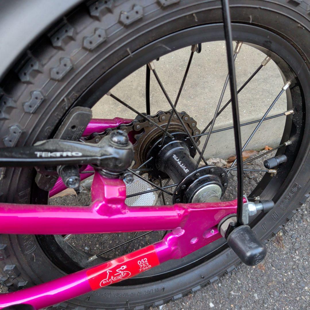 ヨツバサイクル 14インチ ピンク 美品 直接引取可