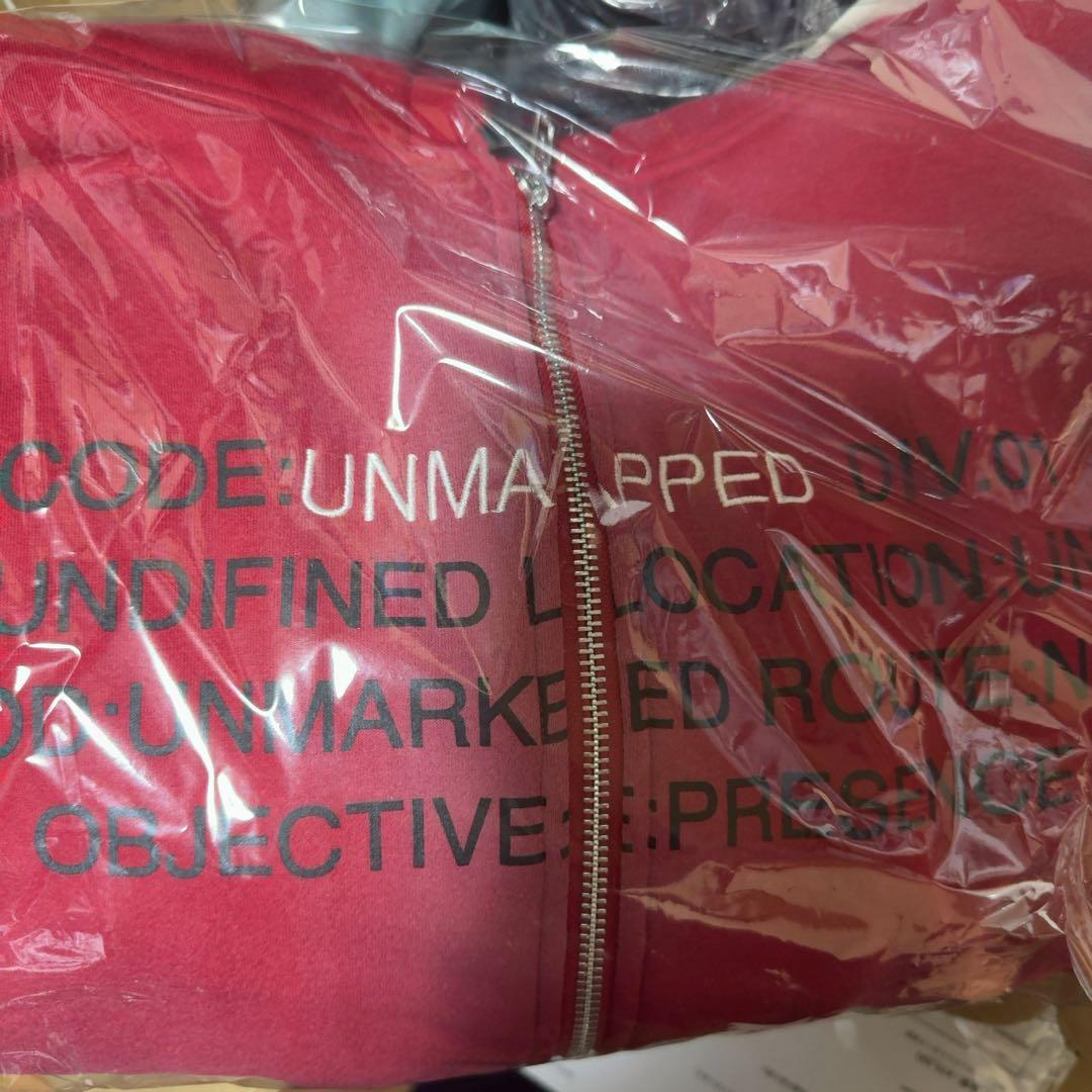 トップス unmapped Dust fade hoodie / red