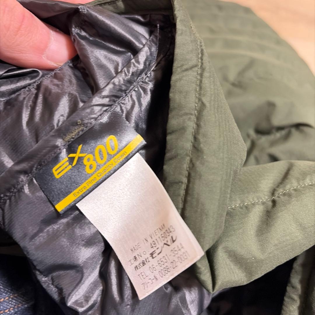 【美品】　mont-bell モンベル　スペリオダウンベスト オリーブ　M
