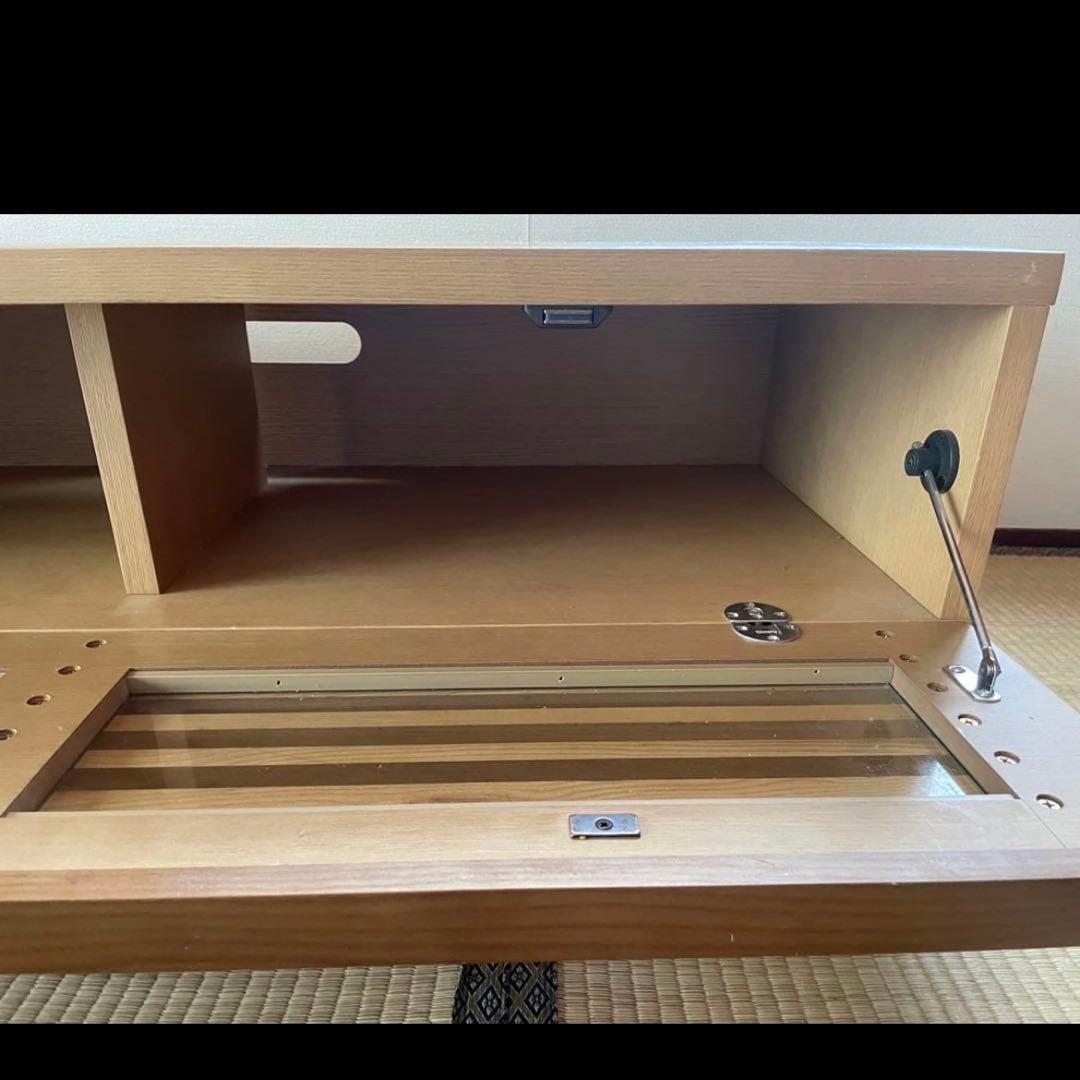 ナチュラルウッド テレビ台 引き出し付き　幅150cm