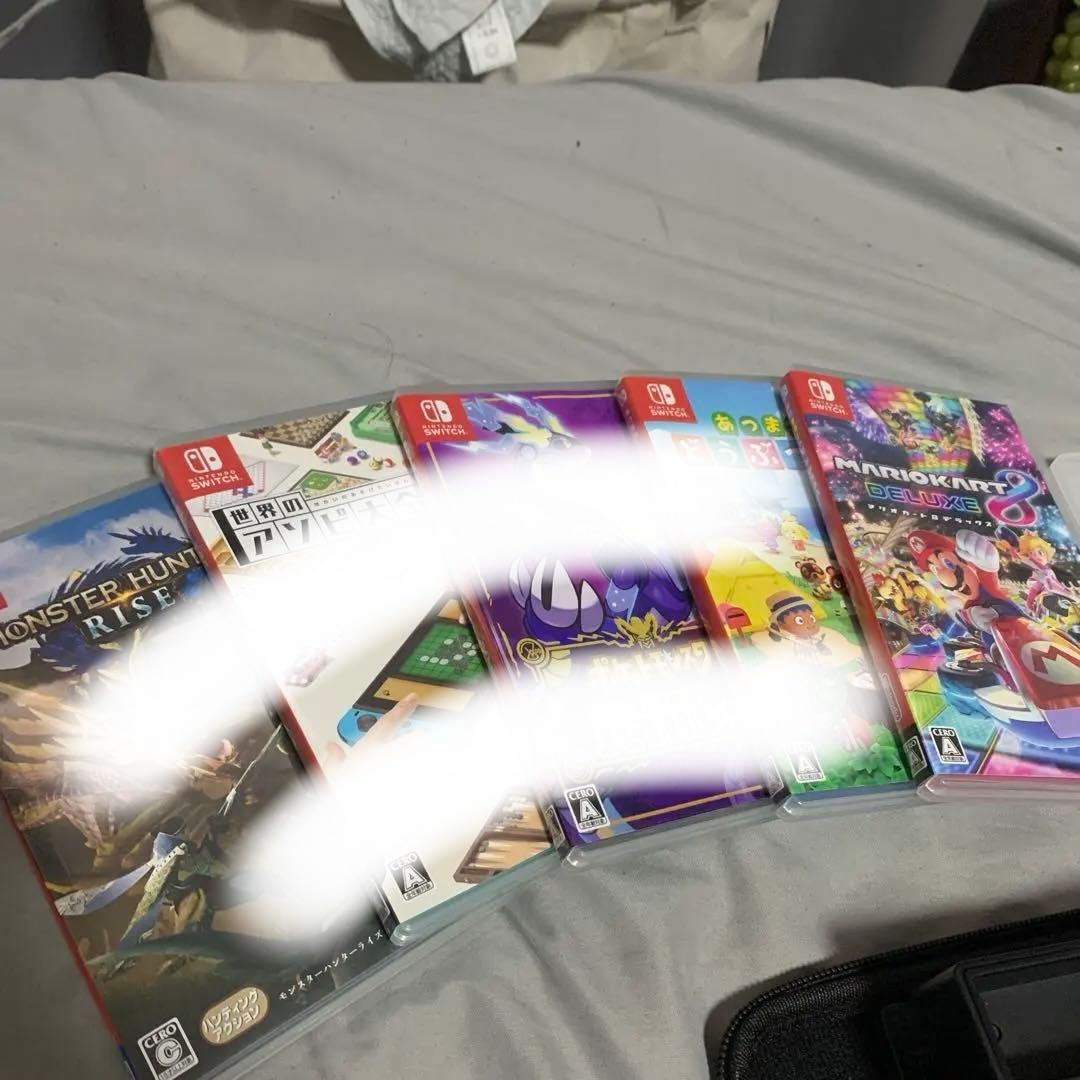 に　Nintendo Switch 本体 青/赤 プロコン　マリオカート