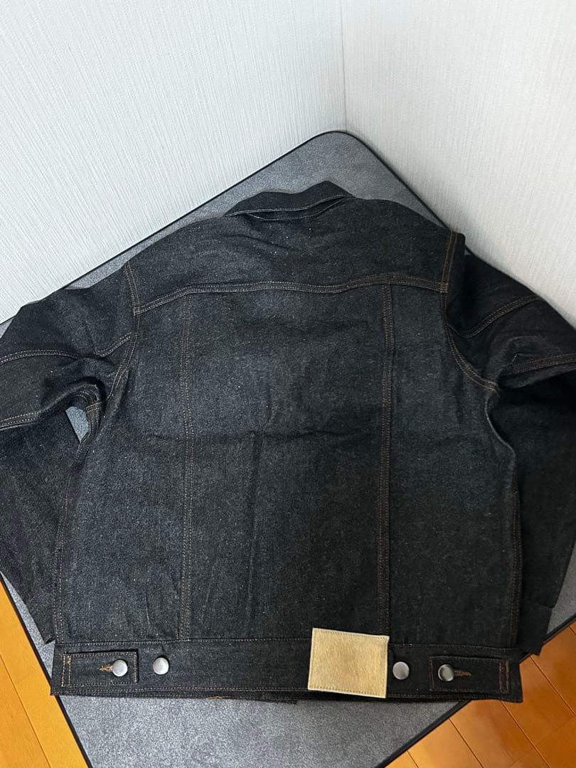 LURAKU Rigid Denim Jacket ブラック Mサイズ